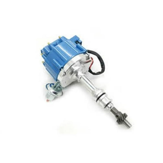 HEI Ignition Distributor Cap with 65K Coil for Ford 351C 351M 400 429 460, Clear