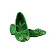 thumbnail image 2 of Girls Green Glitter Ballet Flats, 2 of 3