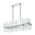thumbnail image 5 of Serephina 36 inch crystal rectangle chandelier light in chrome, 5 of 9
