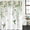 SpringGreen, variant on Watercolor Floral Shower Curtain Set - 72" x 78" Washable Bathtub Curtain with 12 Hooks, Spring Flowers Birds Plants Gray Plaid Waterproof Fabric Stall Shower Curtains for Bathroom/Bathtub Décor