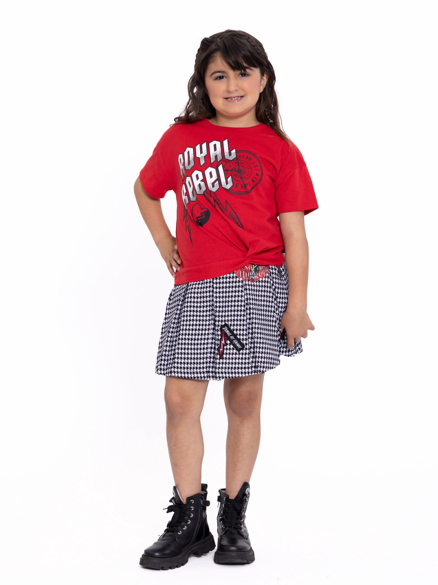 Girls Royal Rebel T-Shirt, Sizes 4-18
