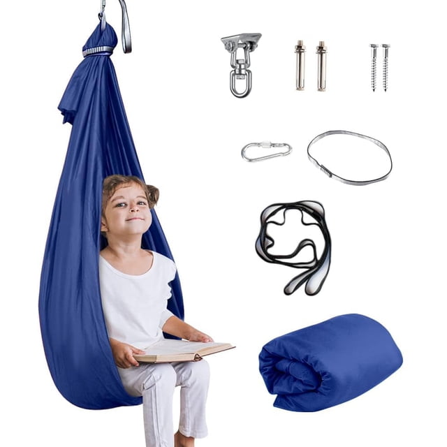Therapy Swing Aokitec para niños con gorra de 136 kg para necesidades especiales.
