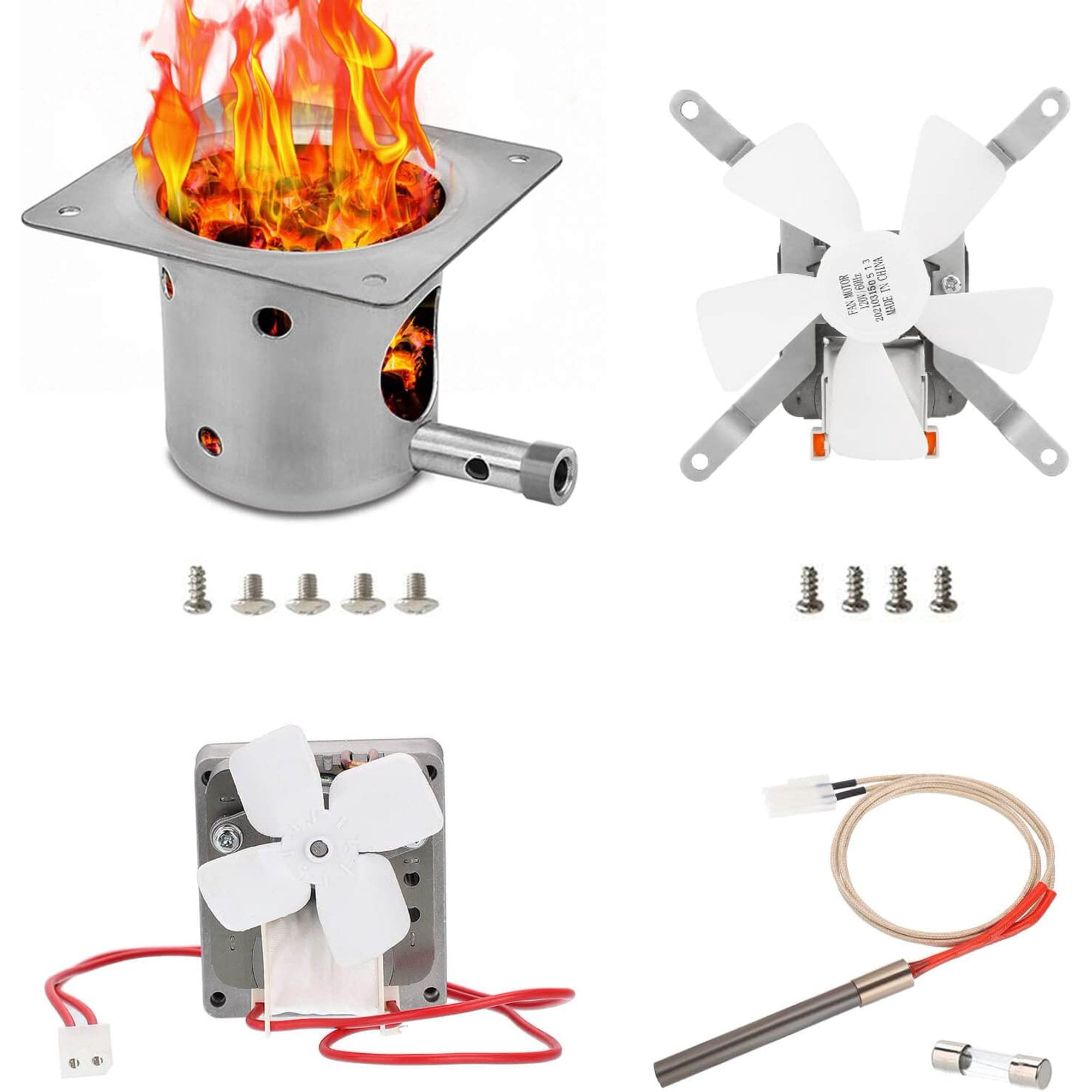 Fire Burn Pot / Burnpot Replacement Parts for Rec Tec/Recteq Wood Pellet  Grill and Smoker
