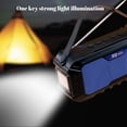 thumbnail image 4 of LACKUST Bluetooth Speaker, Outdoor Flashlight, Camping, FM Radio Usb Wireless Charging Speaker,Blue, 4 of 8