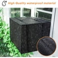 thumbnail image 4 of SONGAUN Window Air Conditioner Cover Outdoor, Luxiv Outside Window AC Unit Cover Black Dust-proof Waterproof Outdoor AC Protection Insulation Defender (21Wx16Dx15H), 4 of 7
