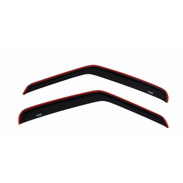 Auto Ventshade Rainguard 192077 Ventvisor; Aerodynamic Design; In-Channel; Smoke; Acrylic; Set of 2
