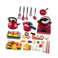 thumbnail image 2 of Juego de cocina perfke 61x Accesorios de cocina juguete de imitación para niños, 2 of 8