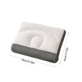 thumbnail image 4 of Fiudx Almohada de Punto, Suave y Transpirable, Relleno de Fibra Natural Reciclada, Lavable y de Fácil Cuidado, Sujeta El Cuello y Ayuda a Dormir, Ideal para Verano, Tamaño 70 X 45 Cm., 4 of 7
