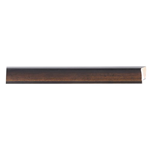 Picture Frame Moulding (Wood) 100Ft Bundle - Contemporary Antique Gold Finish - 1.25" Width - 1/2"