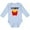 AE-Light Blue, variant on Inktastic Fry Lover I Love French Fries Boys or Girls Long Sleeve Baby Bodysuit
