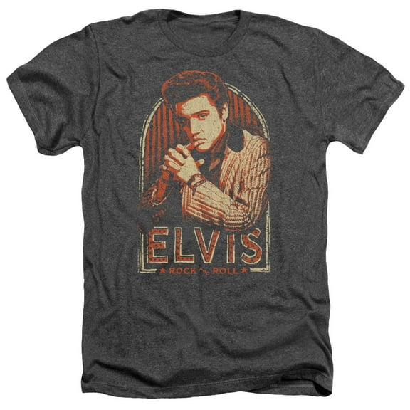 Elvis Presley - Stripes - Heather Short Sleeve Shirt - XXX-Large