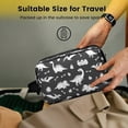 thumbnail image 5 of Toiletries Bag,Dinosaur Silhouette Pattern Mens Womens Toiletry Bag Bathroom Bag,Waterproof Toiletry Travel Bag Dopp Kit Shaving Bag 11x6.3x5.1 Inch, 5 of 5