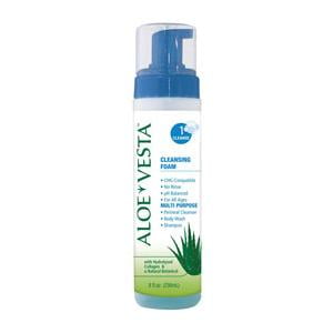 Foam 8 Oz Bottle - ConvaTec Aloe Vesta Cleansing Foam No-Rinse, 8 oz Bottle, Pack of 2