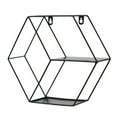 thumbnail image 1 of Floating Shelf Metal Geometric: Hanging Storage Shelf Display Shelf Wall Shelf, 1 of 8