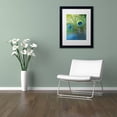 thumbnail image 3 of Trademark Fine Art "Peacock Candy I" Canvas Art by Color Bakery White Matte, Black Frame, 3 of 4