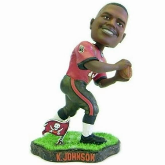 Tampa Bay Buccaneers Keyshawn Johnson Game Worn Forever Collectibles Bobblehead