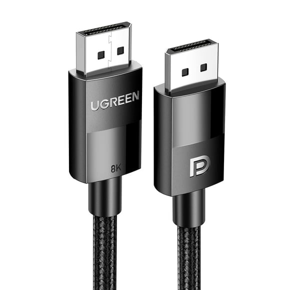 Cable DisplayPort UGREEN, certificado VESA, 8K, 3,3 pies, macho a macho