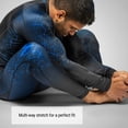 thumbnail image 6 of Hayabusa Geo Jiu Jitsu Compression Spats - Blue, Medium, 6 of 6