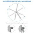thumbnail image 2 of Magnetic Small Dry Erase Board with Stand, Double-Sided, Aluminum Frame, Desktop Whiteboard, 2 of 5