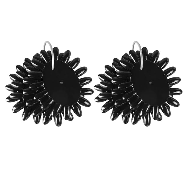 EeaseCA 2 Set Sunflower Design Nail Color Display Manicure Color Distinctive Exhibition Model for Home Shop (160pcs A Set, Black)