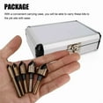 thumbnail image 4 of Vigor - 5Pcs Hss Industrial Countersink Drill Bit Set Counter Sink Chamfer Angle Us, 4 of 5