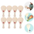 thumbnail image 4 of 10pcs Wooden Paddle Balls With String Toys Unfinished Wood Paddle Ball Rackets Wooden Painting Paddle For Stocking Stuffer Goodie Bag Fillers Activity Toys, 4 of 7