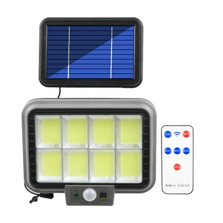 

Xewsqmlo LED COB Split Solar Light 3 Mode Motion Sensor Waterproof Wall Hanging Lamp
