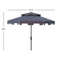 thumbnail image 3 of SAFAVIEH Outdoor Collection Zimmerman 9-Foot Market Umbrella Navy/White, 3 of 6