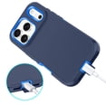 thumbnail image 6 of Petocase For iPhone 17 Pro Case,Shockproof Rugged Protection Heavy Duty Dust/Drop Proof 3-Layer Cover Case for iPhone 17 Pro 6.3'' 2025,Navy Blue, 6 of 8