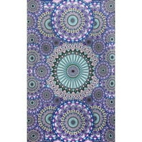 Sunshine Joy 3D Geometric Rings Tapestry Tablecloth Beach Sheet 60x90 Inches ...