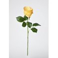 thumbnail image 2 of 22" Faux Large Rose Bud Stem Yellow, 2 of 6