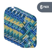 6 Pack, Adult Bib or Clothing Protector Reusable Washable 18x34 Picasso (Snap)
