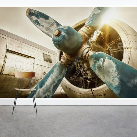 Wallums Wall Decor Vintage Airplane Propeller 8 X 144 3 Piece