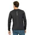 thumbnail image 2 of Daxton Premium Script Cities Long Sleeves Tshirt Soft Med Weight Cotton, Austin-Black White, L, 2 of 3