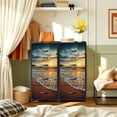 thumbnail image 6 of 4 Drawer Vertical Storage Dresser Beautiful cloudscape sea sunrise shot with Wood Top Fabric Pull Drawers, 6 of 8