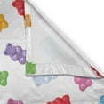 thumbnail image 3 of Kids Curtains 2 Panels Set, Vibrant Colored Gummy Bears Candies Delicious Jelly Sugary Snack Chewy Sweet Taste, Window Drapes for Living Room Bedroom, 55W X 39L Inches, Multicolor, by Ambesonne, 3 of 3