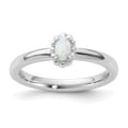 thumbnail image 2 of Auriga Fine Jewelry 925 Sterling Silver Created Opal Ring for Women Size- 7, 2 of 6