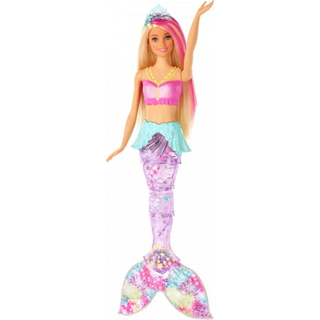 Barbie Dreamtopia Sparkle Lights Mermaid with Blonde & Pink