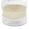 thumbnail image 5 of DecMode Clear Glass Decorative Candle Lantern with Curved Handle, 5 of 10