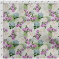 thumbnail image 4 of Soimoi Floral Printed,Cuddle Minky Fabric, Sewing Fabric by The Yard 56 Inch Wide,Decorative Plush Soft Fabric, Baby Garments, Toys and Blankets, Mint Green, 4 of 5