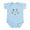 Sky Blue, variant on CafePress - Eastonosaurus Infant Bodysuit - Baby Light Bodysuit, Size Newborn - 24 Months