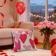 thumbnail image 5 of Funda de cojín decorativa con bordado de corazón | Funda de almohada decorativa para sofá cama | Decoración navideña para sala de estar y dormitorio, 5 of 8