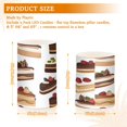 thumbnail image 6 of Yayeee Flameless Candles with Remote Flickering Battery Operated Multi Color Changing, White Cakes Pattern, 6 of 7