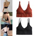 thumbnail image 1 of de 2 piezas para mujer Feel Good, con finos sin alambre, chaleco corto y Baoblaze Chaleco Bralette de algodón para mujer, 1 of 8