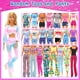 thumbnail image 4 of Paquete de 70 unidades de ropa y accesorios para muñecas BARWA de 11.5 pulgadas, 4 of 6