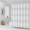 thumbnail image 1 of Bathroom curtain shower curtain white small flower single curtain without rod width 120*height 200, 1 of 1
