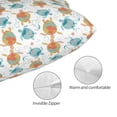 thumbnail image 5 of Cauagu Sea Turtle Print Pillow Covers with Envelope Closure,1PC Pillow Cases Decorative Pillow Case for Bed & Couch, Pillows Not Included-20"x30", 5 of 6