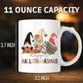 thumbnail image 2 of Fall Gnomes Mug, Halloween Thanksgiving Christmas Hallothanksmas Cute Holiday Coffee Mug, Seasonal Unique Gift - 11 Ounce Novelty Coffee Cup - WMUG0111, 2 of 5