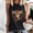 Black(New), variant on PNTUTB Women's Summer Sleeveless Regular Round Neck Printed Sleeveless Basic Tees Comfortable Casual Tops