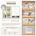 thumbnail image 4 of ZimJAHO Cordless Blackout Roller Shades for Windows, 100% Light Blocking Window Blinds, No Drill & Easy Install, for Bedroom, Living Room, Kitchen, Home and Office - White, 35"W x 72"H, 4 of 6